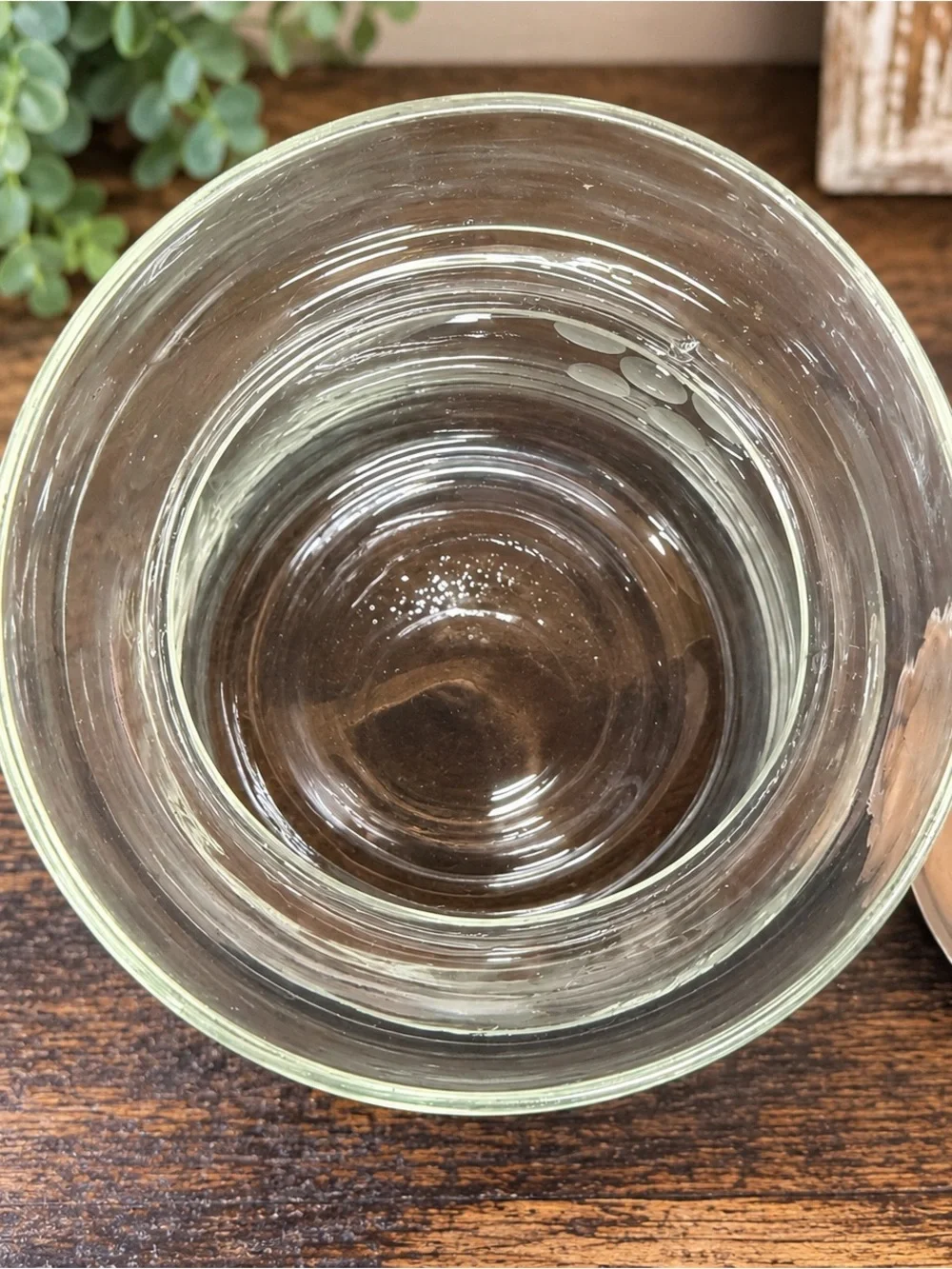 Vintage Etched Glass Jam Jelly Preserve Jar Spoon Rest Lid Floral No Spoon